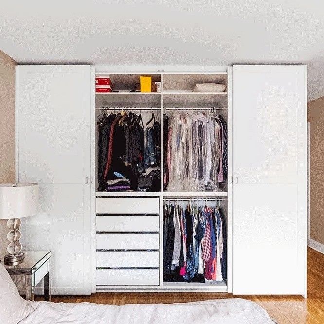 YALIG E1 Schiebetür Schrank Kleiderschrank Europäischer Standard für moderne individuelle Designs