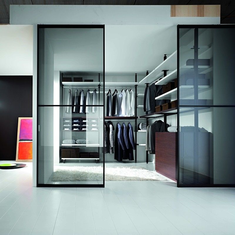 Zeitgenössisches Cabrio YALIG Pole System Walk In Room Schrank Offener Stil Großer Schrank Schränke
