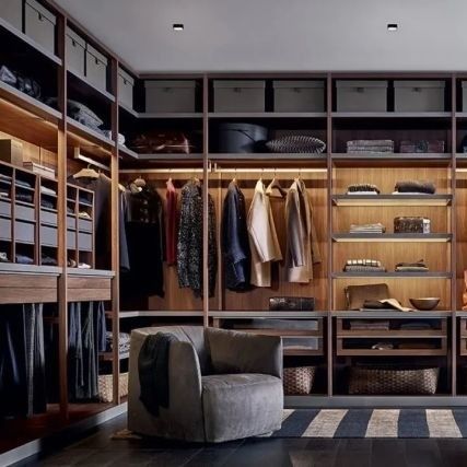 Moderner Design Stil YALIG Veneer Moderne Eckschränke für Schlafzimmermöbel