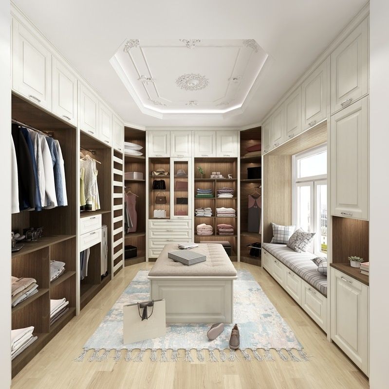 Holzschrank im zeitgenössischen Stil für moderne Schlafzimmermöbel