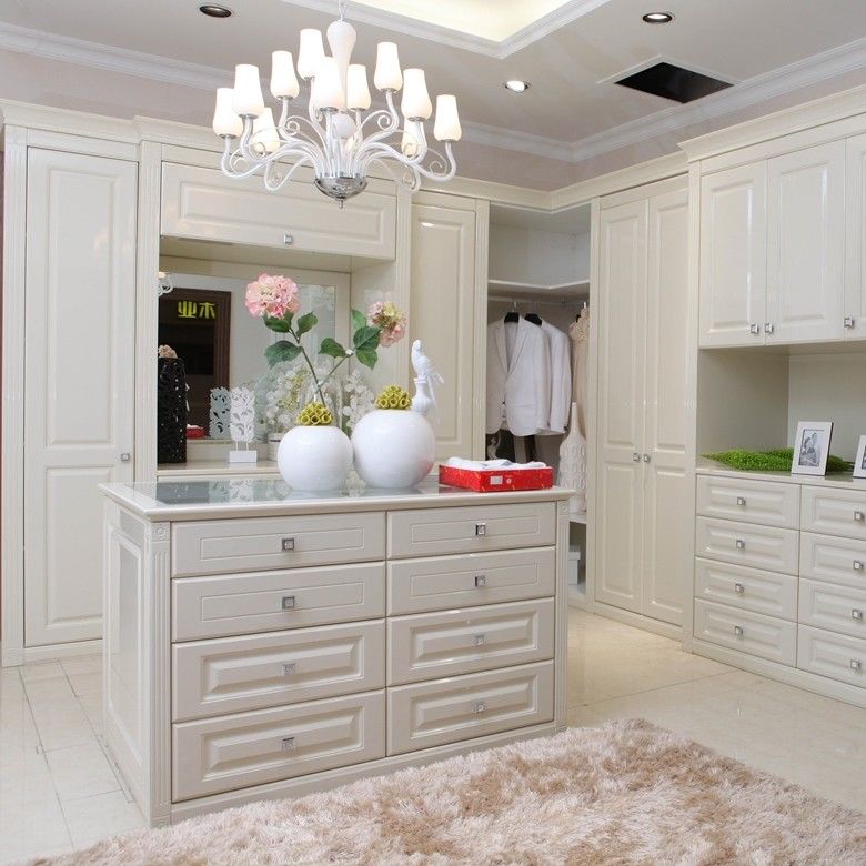 Moderne Schlafzimmermöbel Holzkleiderschrank mit gleitendem Spiegel und keinem gefalteten Stil